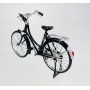 Mini bicicleta retro la scara 1:10 cu toate partile mobile, cadru metalic, roti cauciuc, elSales ELS-MBT, negru