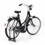 Mini bicicleta retro la scara 1:10 cu toate partile mobile, cadru metalic, roti cauciuc, elSales ELS-MBT, negru