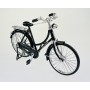 Mini bicicleta retro la scara 1:10 cu toate partile mobile, cadru metalic, roti cauciuc, elSales ELS-MBT, negru