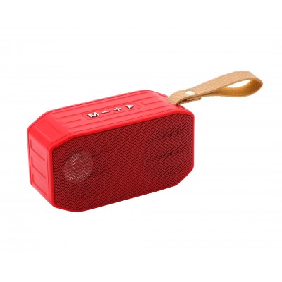 Boxa portabila elSales ELS-296 cu Bluetooth, AUX, USB, cititor card, radio FM, rosu