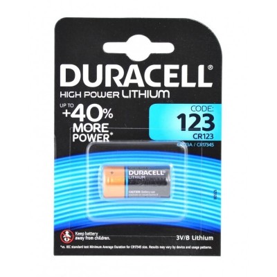 Baterie Duracell High Power Lithium CR123, 3V