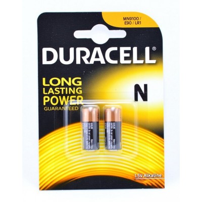 Set 2 baterii Alkaline Duracell LR1, 1.5V