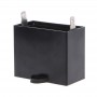 Condensator pornire motor elSales CBB61-2C, putere 3,5 uf, tensiune 450 V, 2 Pini, forma dreptunghi, negru
