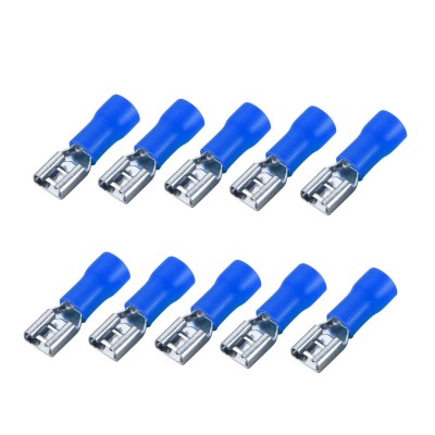 Set 10 bucati papuci electrici 4.8 mm mama elSales ELS-PEM48, albastru