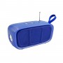 Boxa portabila elSales ELS-615 cu Bluetooth, AUX, USB, cititor card, lanterna, radio FM, incarcare solara, albastru