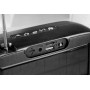 Boxa portabila elSales ELS-615 cu Bluetooth, AUX, USB, cititor card, lanterna, radio FM, incarcare solara, negru
