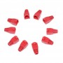 Set 10 protectii pentru conector UTP RJ45 elSales ELS-PMUA, material plastic, rosu