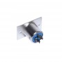 Conector XLR Tata pe placa elSales ELS-CXT din metal, argintiu