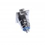Conector XLR mama pentru montat pe placa elSales ELS-CXM din metal, argintiu