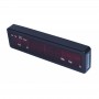 Ceas digital elSales ELS-808 cu afisaj LED rosu, termometru, alarma, dimmer automat, negru