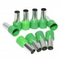 Set 10 bucati pin terminal pentru cablu E16-12 elSales ELS-E1612, verde