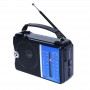 Radio portabil elSales RX-A07AC cu FM, AM, TV, SW1, SW2 , alimentare la priza sau baterii, negru/albastru