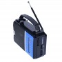 Radio portabil elSales RX-A07AC cu FM, AM, TV, SW1, SW2 , alimentare la priza sau baterii, negru/albastru