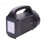 Lanterna elSales ELS-BL12SLT cu radio FM, cititor card, USB, auxiliar, panou solar, lampa veghe, negru