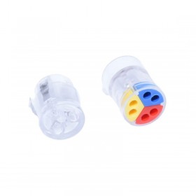 Conector doza tip Fast Press elSales ELS-LT-736, transparent