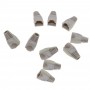 Set 10 protectii pentru conector UTP RJ45 elSales ELS-PMUG, material plastic, gri