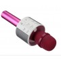 Microfon Karaoke Cu Bluetooth Si Boxa Incorporata , Compatibil cu Orice Smartphone , Acumulator Integrat , Roz