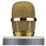 Microfon Karaoke Cu Bluetooth Si Boxa Incorporata , Compatibil cu Orice Smartphone , Acumulator Integrat , Auriu