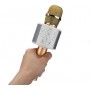 Microfon Karaoke Cu Bluetooth Si Boxa Incorporata , Compatibil cu Orice Smartphone , Acumulator Integrat , Auriu