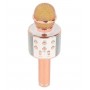 Microfon Karaoke Cu Bluetooth Si Boxa Incorporata , Compatibil cu Orice Smartphone , Acumulator Integrat , Rose Gold