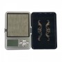Mini Cantar pentru Bijuterii, minim 0.01 g , maxim 200 g , Afisaj Digital LCD , Profesional , Husa Inclusa , Negru