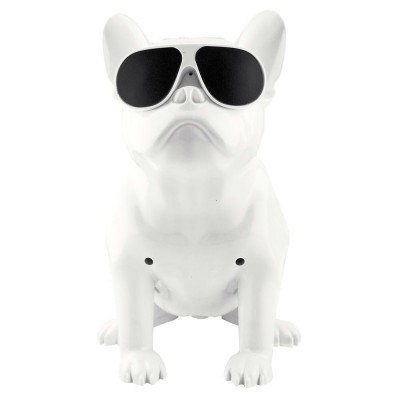 Boxa Portabila Bulldog Cu Bluetooth , Cititor USB , Card , Radio , Alb