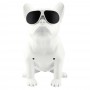 Boxa Portabila Bulldog Cu Bluetooth , Cititor USB , Card , Radio , Alb