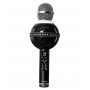 Microfon Karaoke Cu Bluetooth Si Boxa Incorporata , Compatibil cu Orice Smartphone , Acumulator Integrat , Negru