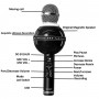 Microfon Karaoke Cu Bluetooth Si Boxa Incorporata , Compatibil cu Orice Smartphone , Acumulator Integrat , Negru