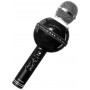 Microfon Karaoke Cu Bluetooth Si Boxa Incorporata , Compatibil cu Orice Smartphone , Acumulator Integrat , Negru