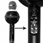 Microfon Karaoke Cu Bluetooth Si Boxa Incorporata , Compatibil cu Orice Smartphone , Acumulator Integrat , Negru