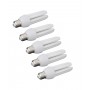 Set 5 Becuri Economice , Forma 3U , Alb , Fasung E27 , Intensitate 6400 K